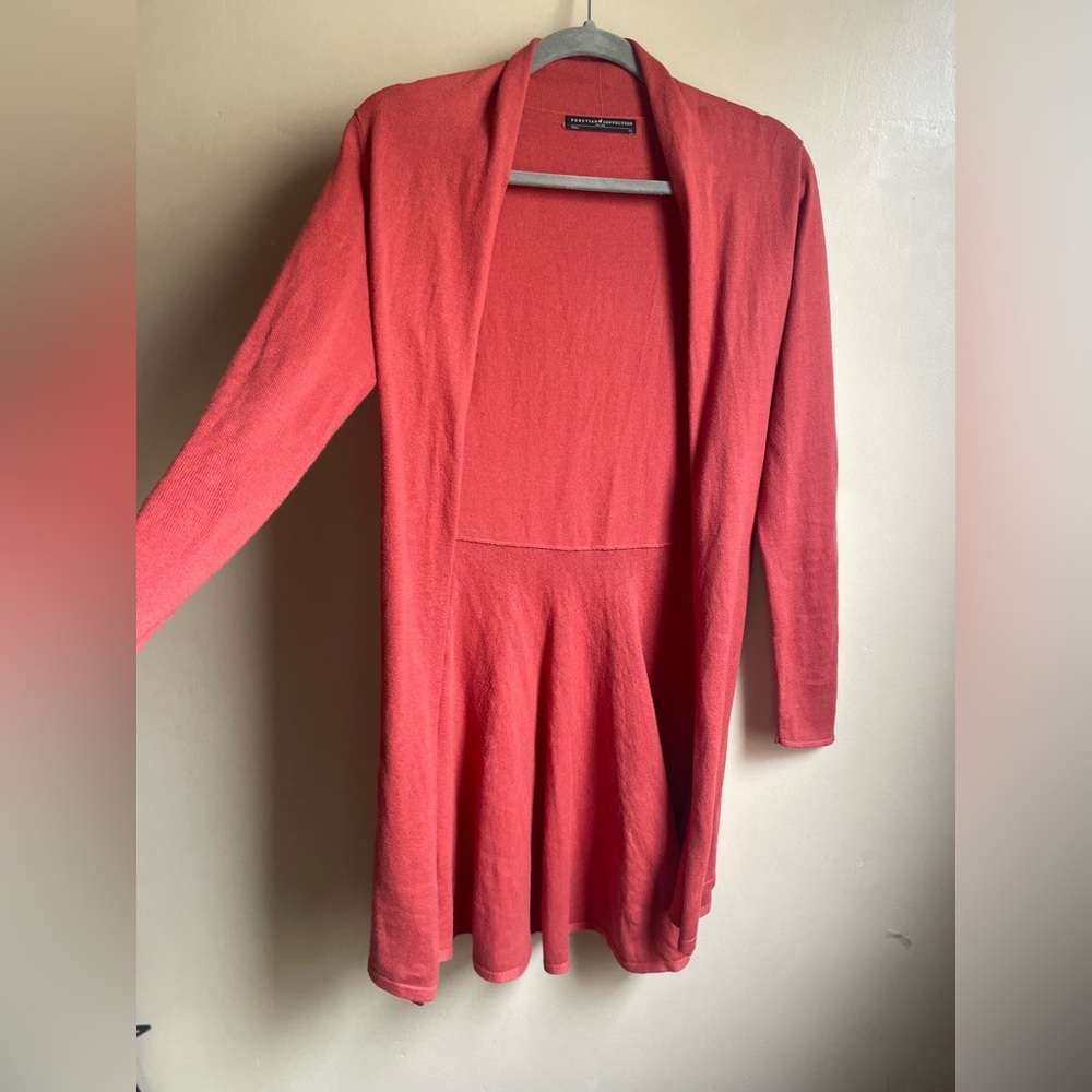 Peruvian Connection,Open Front Peplum Back, Pima/… - image 2